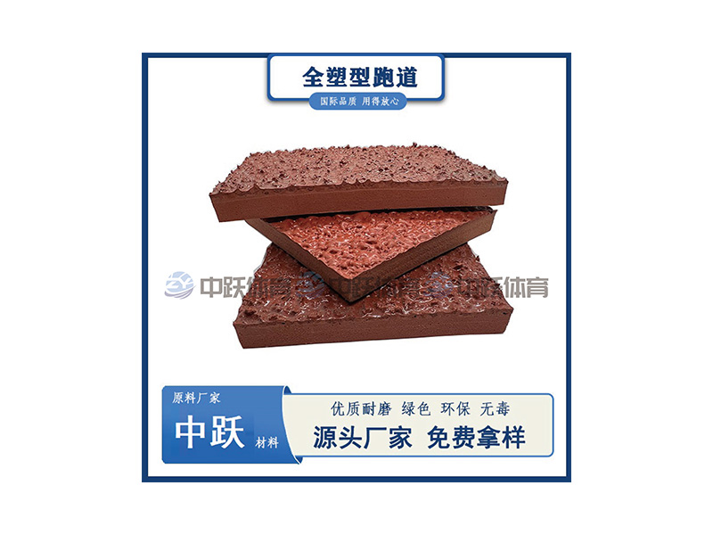 全塑型塑胶跑道 