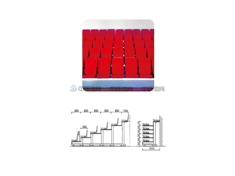 ZYCG-KTY-C 前置式软包活动看台
